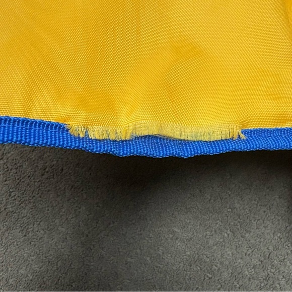 FISHER PRICE Diaper Bag Tote Cooler Bag Blue Yellow Vintage Large Travel 90's - Picture 7 of 16